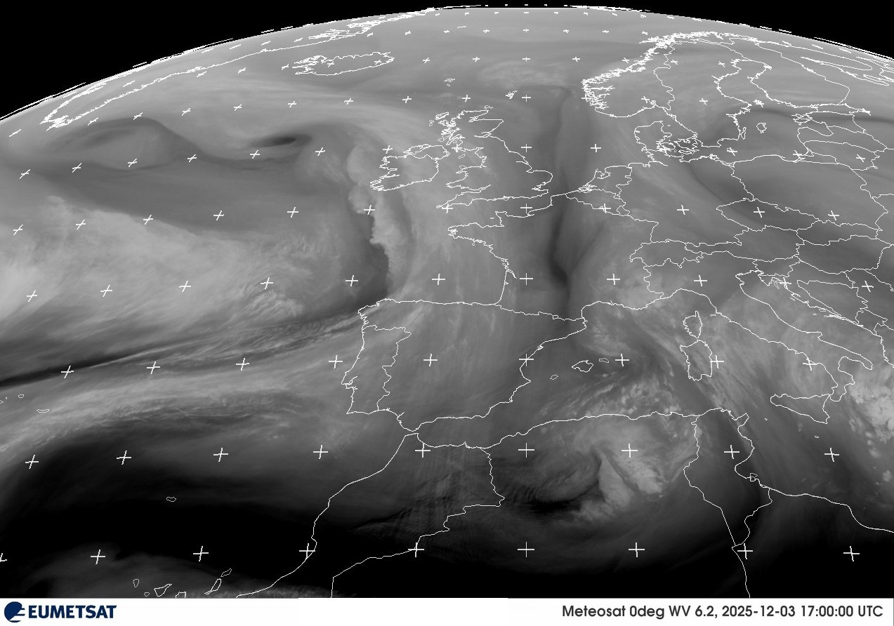 Vapeur d'eau – image actuelle