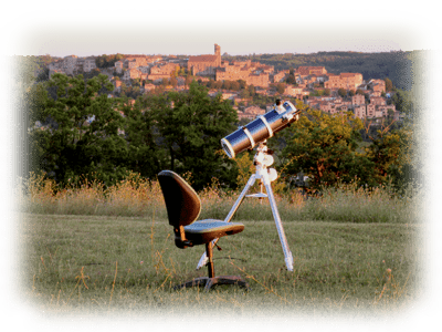 Télescope prêt pour les observations astronomiques à Cordes sur Ciel