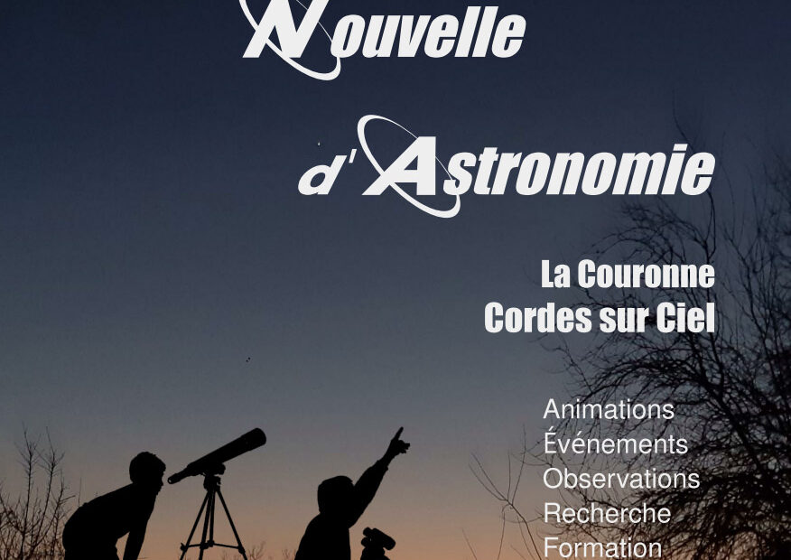 Flyer de la Société Nouvelle d'Astronomie
