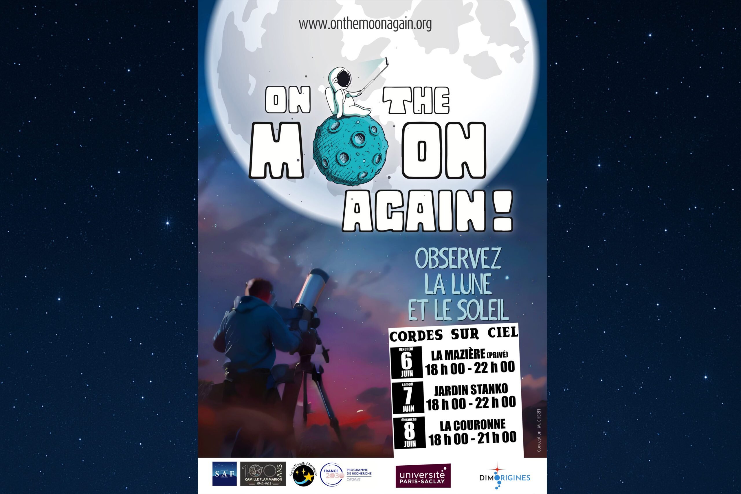 "On The Moon Again 2025" à Cordes-sur-Ciel les 6, 7 et 8 juin 2025